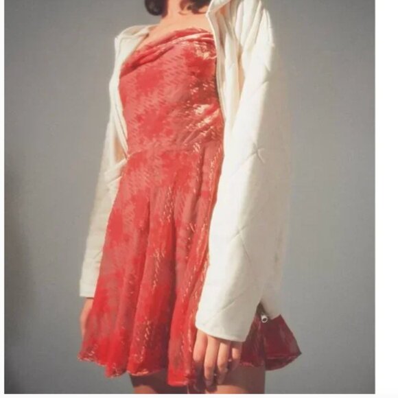 ⭐️ Lexington Plaid Cowl Peasant Hippie Hipster Art Deco Farm Velvet Boho Dress - Picture 2 of 4